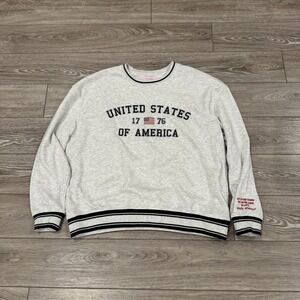 Varsity Style Simply Southern Americana Crewneck Sweatshirt Women's Patriotic‎
